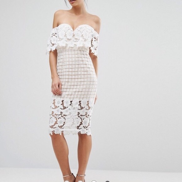 love triangle midi dress
